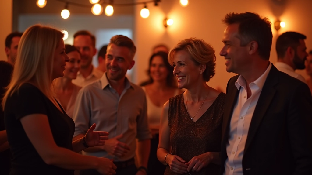 Dance community gathering with mature adults connecting through movement
